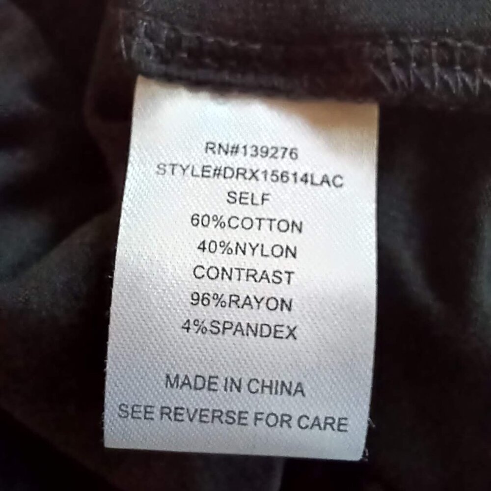 Nordstrom Rack Black Lace Blouse, size XL - Picture 6 of 6